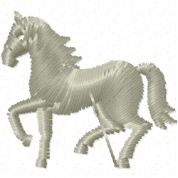 Horses Embroidery Design 12